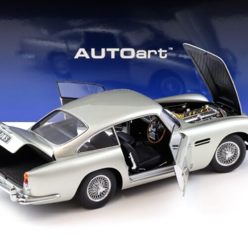 1:18 AUTOart Aston Martin DB5 Coupe 1964 Birch silver 70287 - Image 4