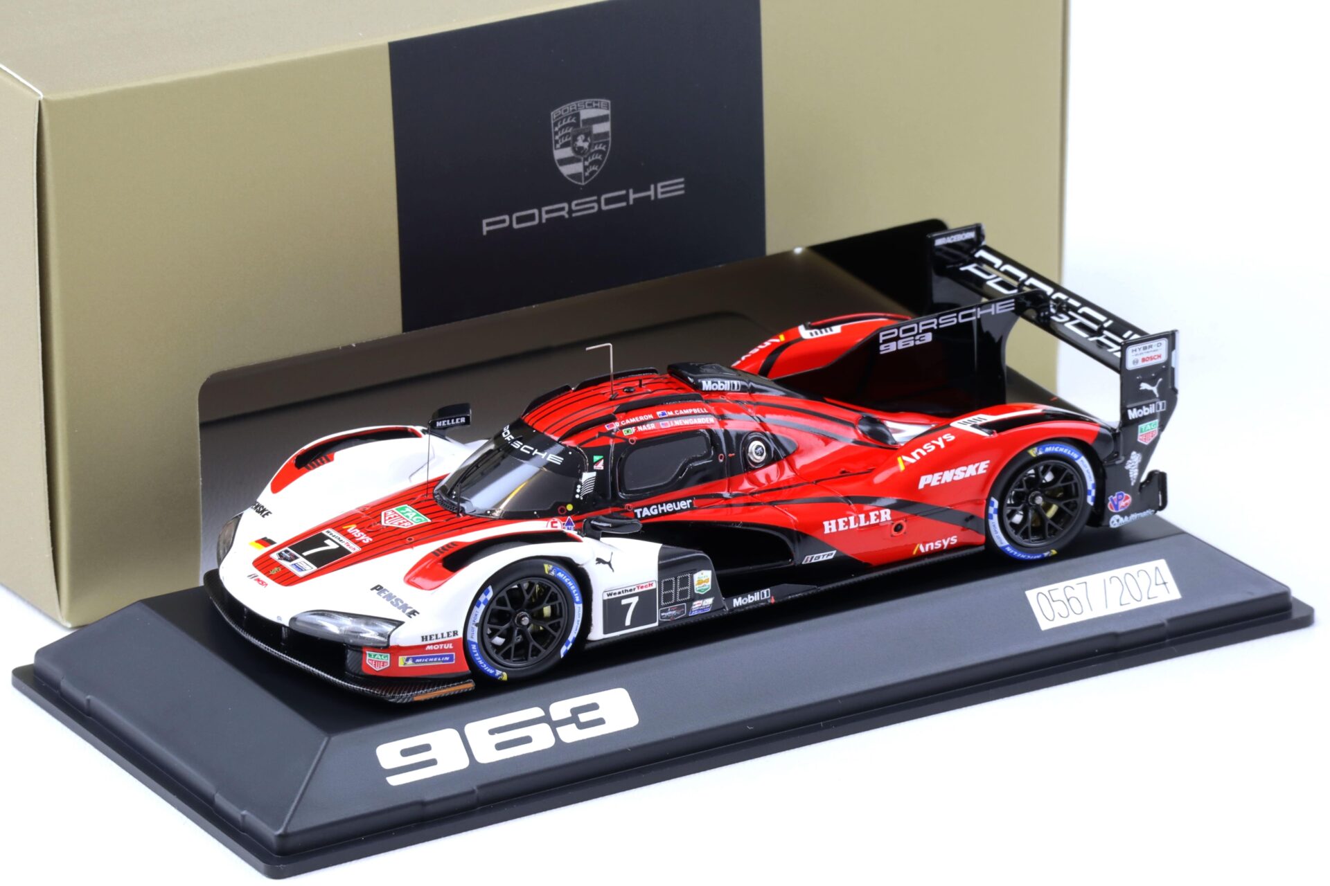 1:43 Spark Porsche 963 #7 Winner 24h Daytona 2024 Cameron/ Campbell WAP DEALER