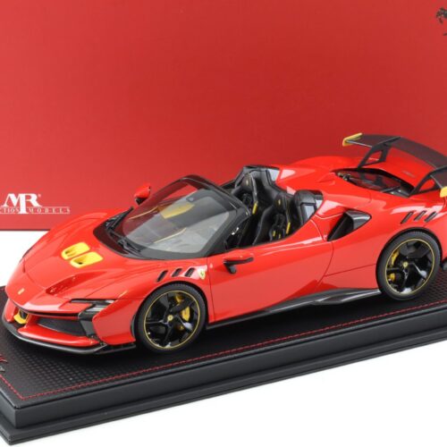 1:18 MR Collection Ferrari SF90 XX Stradale Spider Rosso Scuderia with display - Limited 99 pcs.