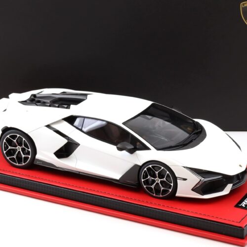 1:18 MR Collection Lamborghini Revuelto Bianco Siderale Matt with display - Limited 99 pcs.