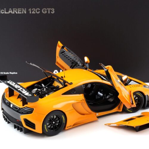 1:18 AUTOart McLAREN 12C GT3 Coupe Presentation Car metallic orange 81340
