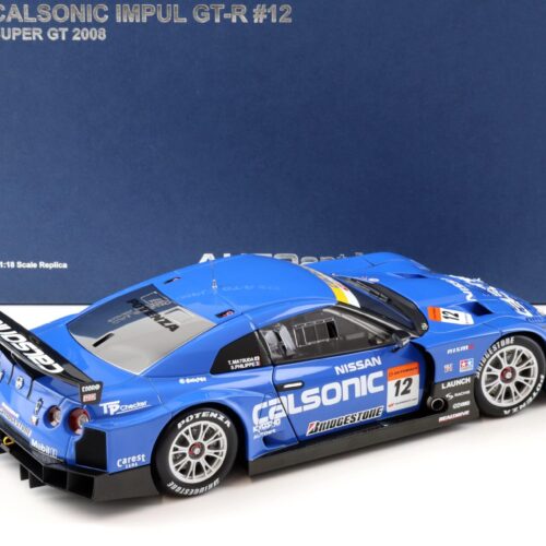 1:18 AUTOart Nissan GT-R Calsonic Impul GT-R #12 Super GT 2008 blue 80877