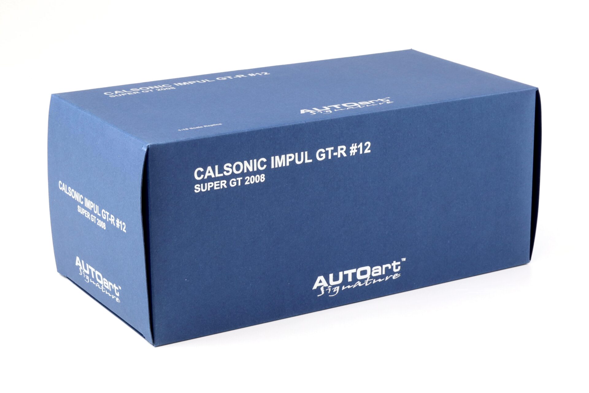 1:18 AUTOart Nissan GT-R Calsonic Impul GT-R #12 Super GT 2008 blue 80877