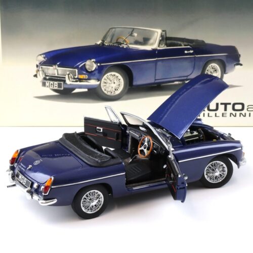 1:18 AUTOart MGB Roadster MK II Pageant 1969 blue metallic 76611
