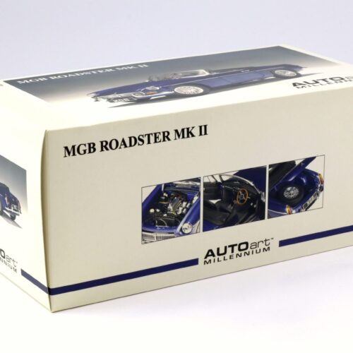 1:18 AUTOart MGB Roadster MK II Pageant 1969 blue metallic 76611