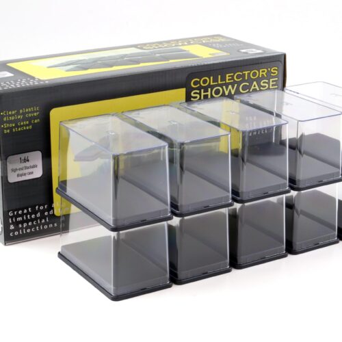 1:64 Triple9 Show Case Einzelvitrine Vitrine Klarsichtbox SET 10 pcs. schwarzer Sockel