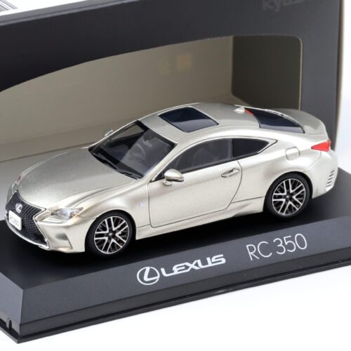 1:43 Kyosho Lexus RC 350 F Sport Coupe Sonic Titanium 03657T