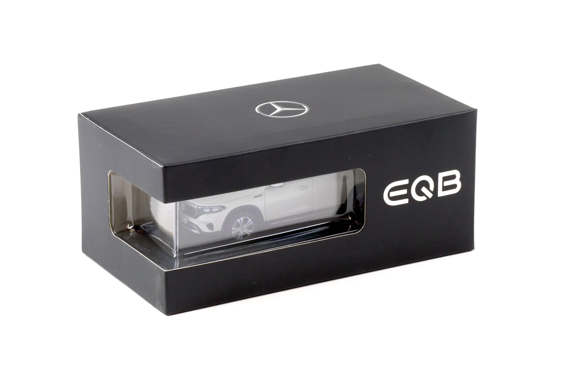 1:43 Herpa Mercedes EQB 2021 digital white DEALER VERSION