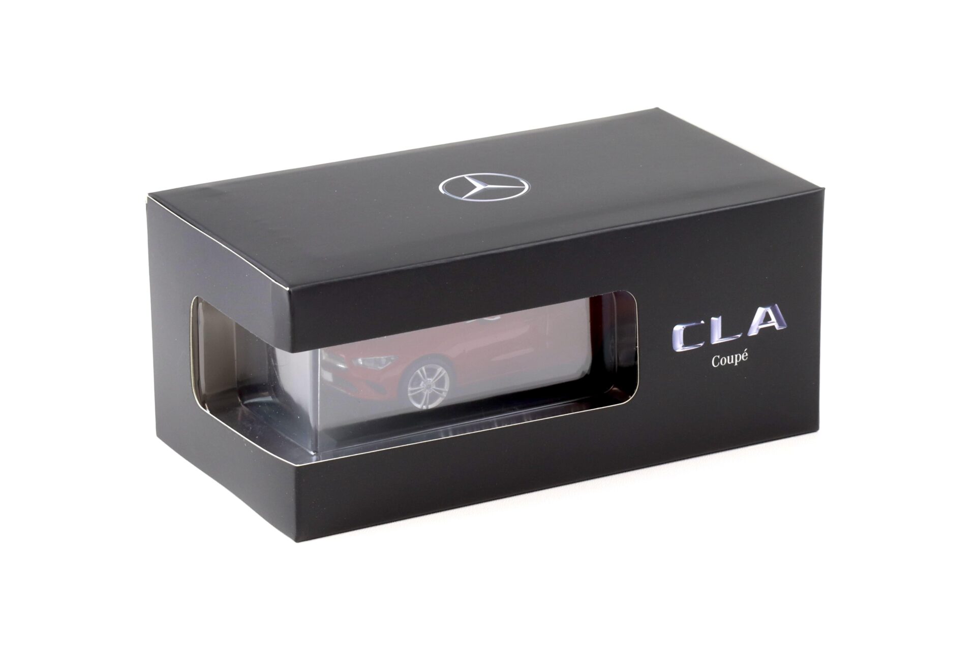 1:43 Spark Mercedes CLA Coupe C118 jupiter red 2019 DEALER VERSION