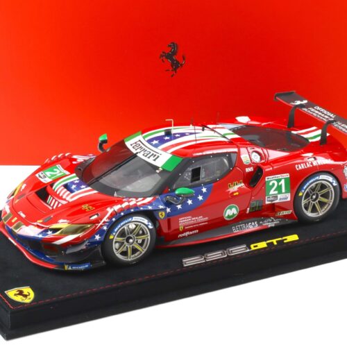 1:18 BBR Ferrari 296 GT3 #21 - 24h Daytona 2024 Mann/ Molina/Cozzolino/Heriau - Limited 99 pcs.