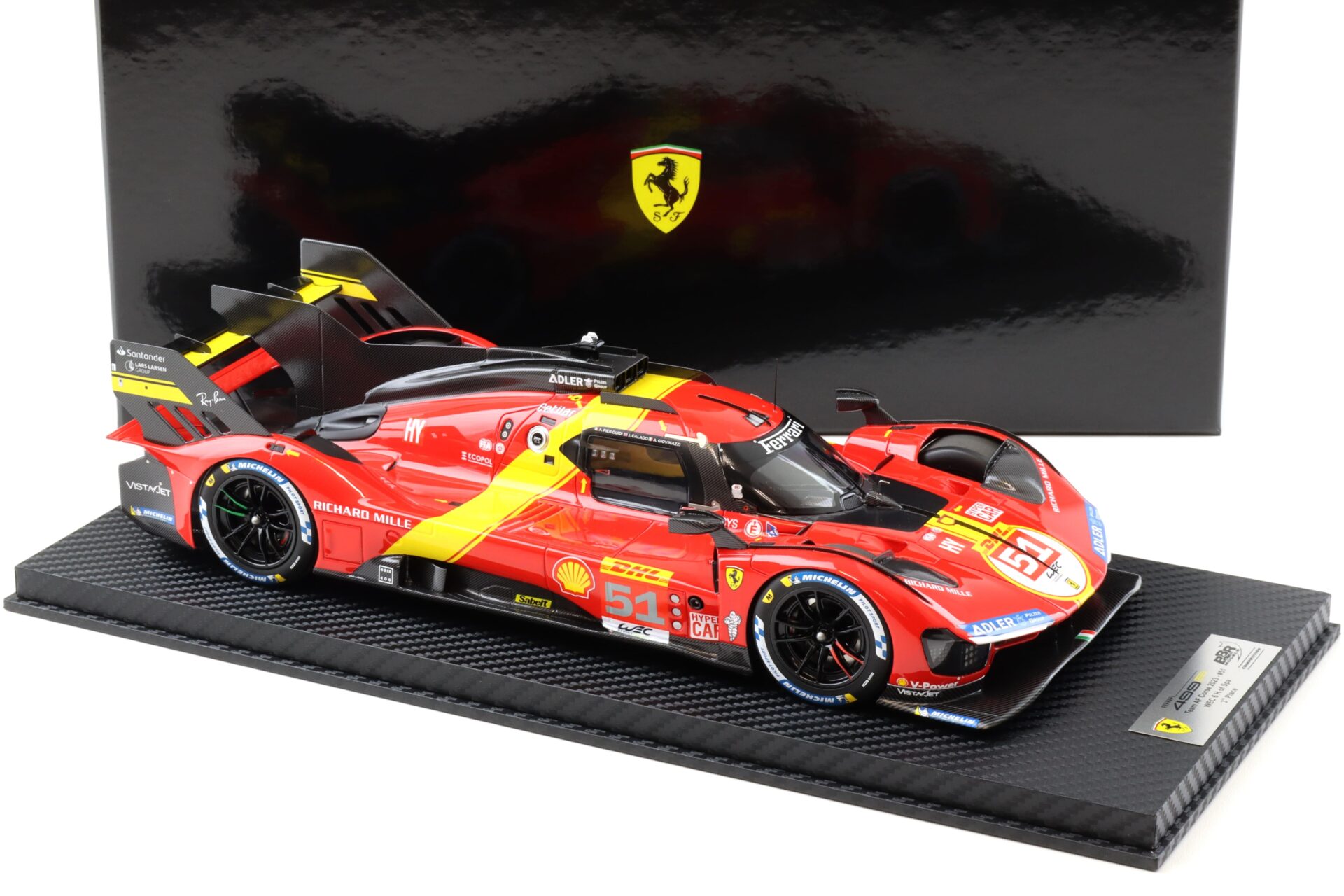 1:18 BBR Competition Ferrari 499P Team AF Corse 2023 #51 WEC 6 hrs of Spa