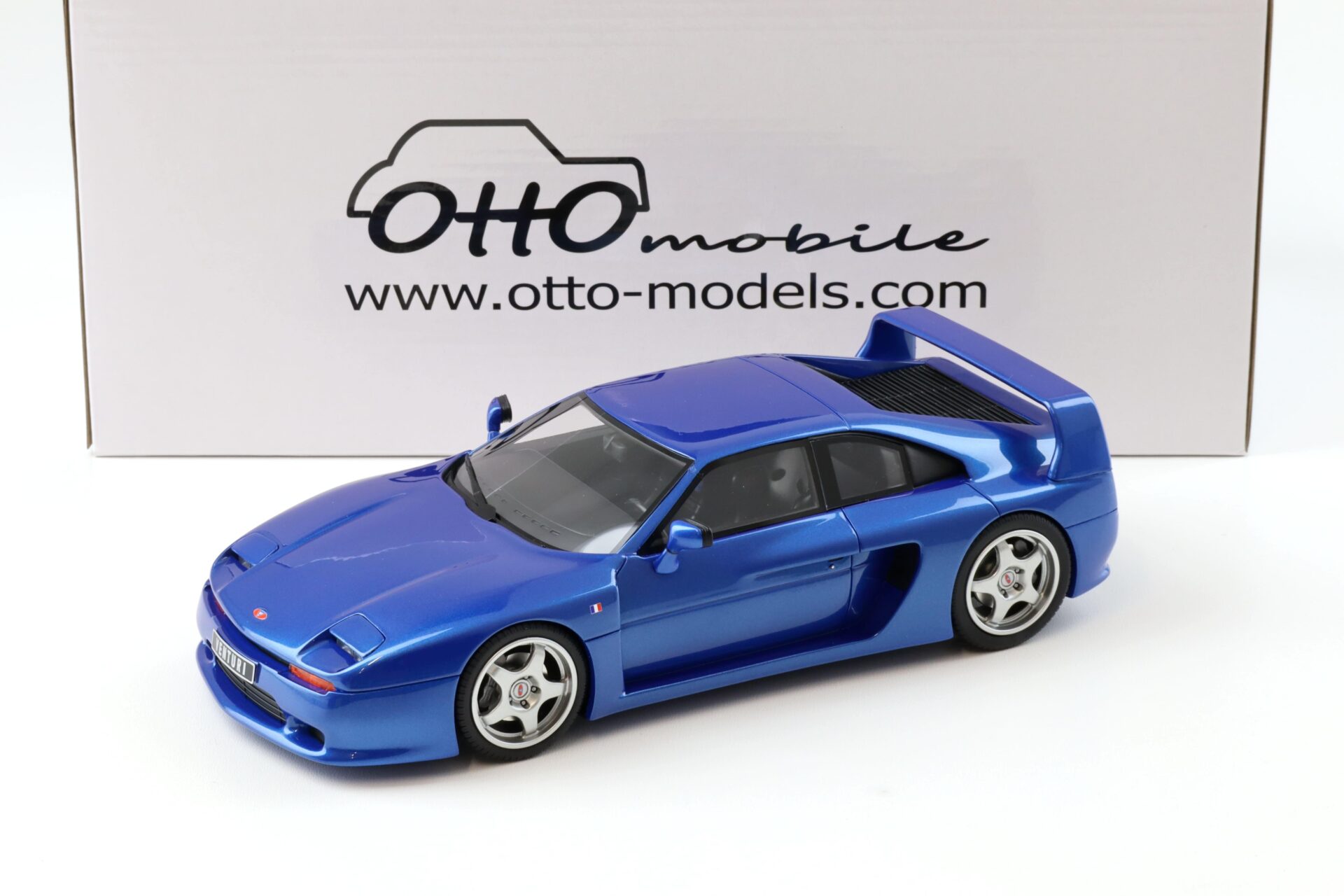 1:18 OTTO mobile OT1088 Venturi 400 GT Phase 2 blue Atlantic 1994