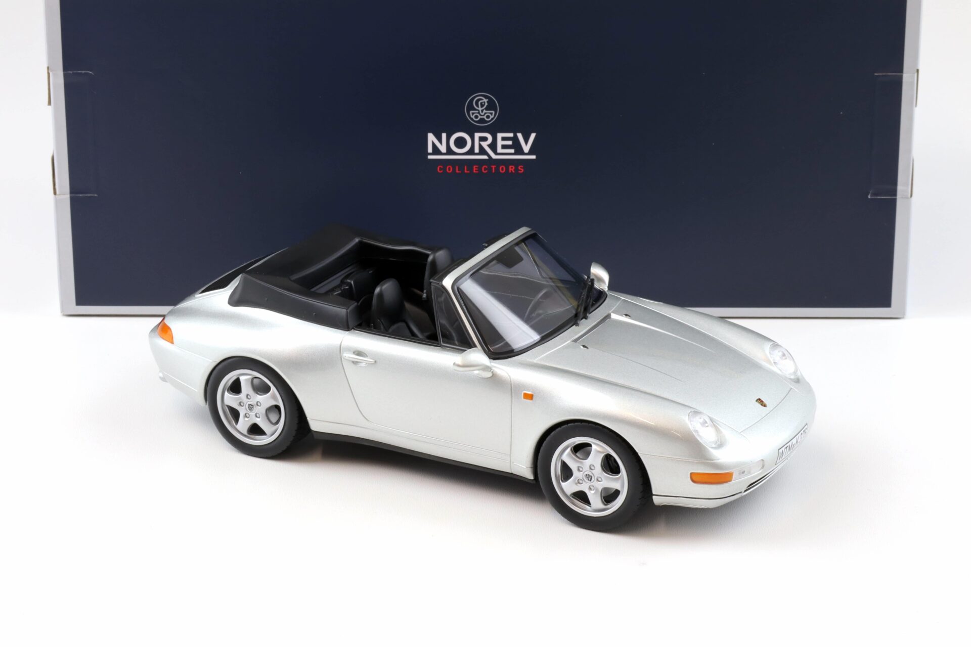 1:18 Norev Porsche 911 993 Carrera Cabriolet 1993 silver 187592