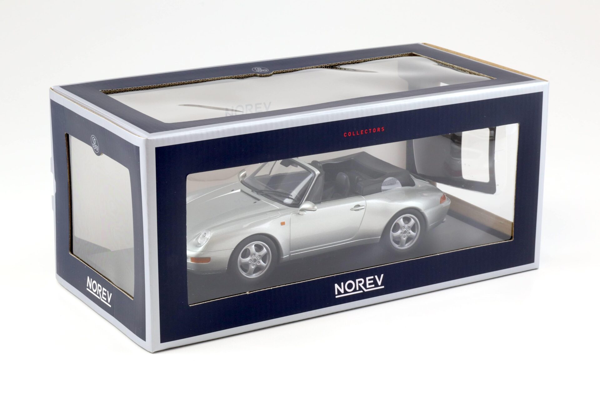 1:18 Norev Porsche 911 993 Carrera Cabriolet 1993 silver 187592