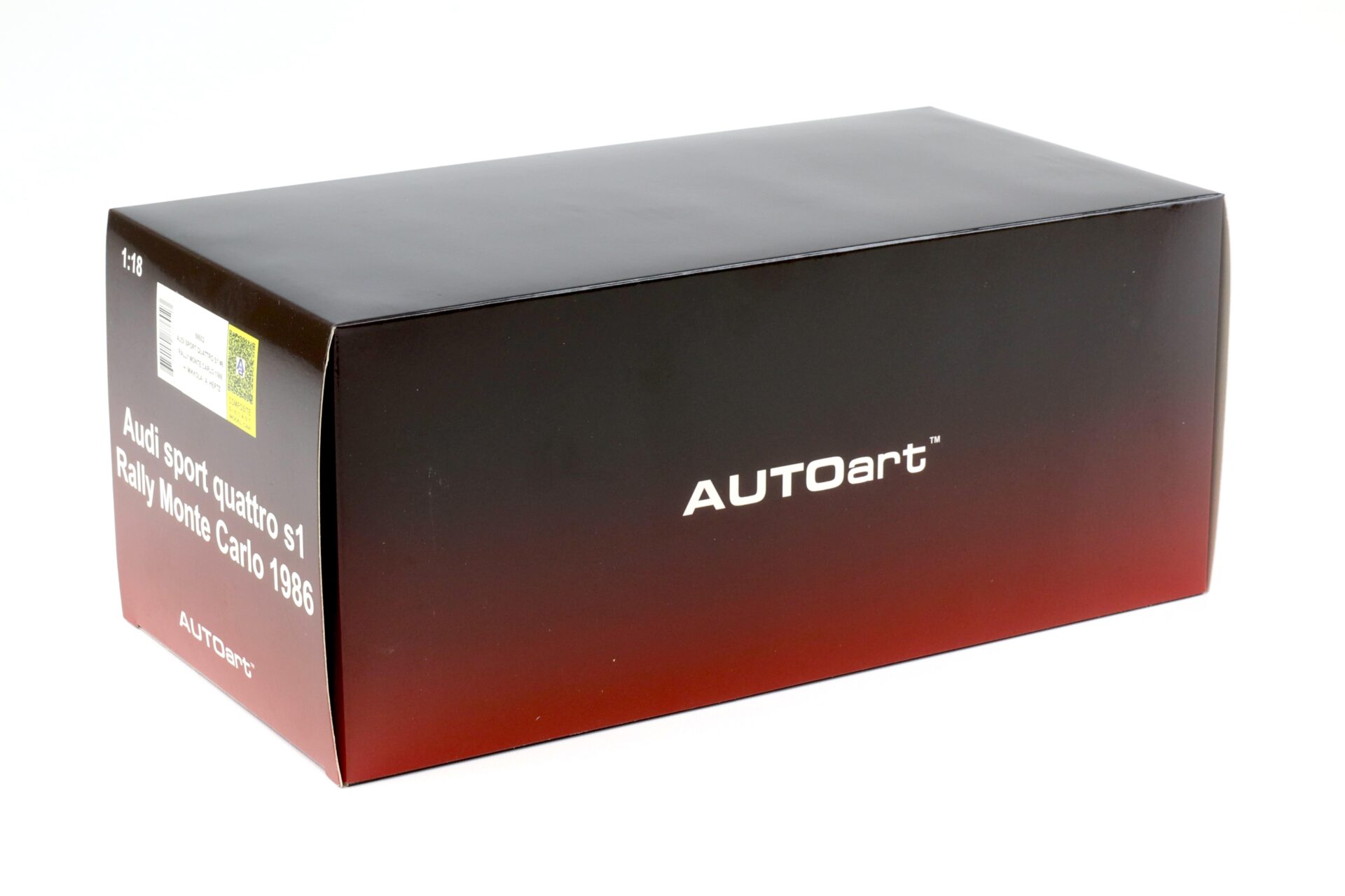 1:18 AUTOart Audi Sport Quattro S1 #6 Rally Monte Carlo 1986 Mikkola/ Hertz 88602