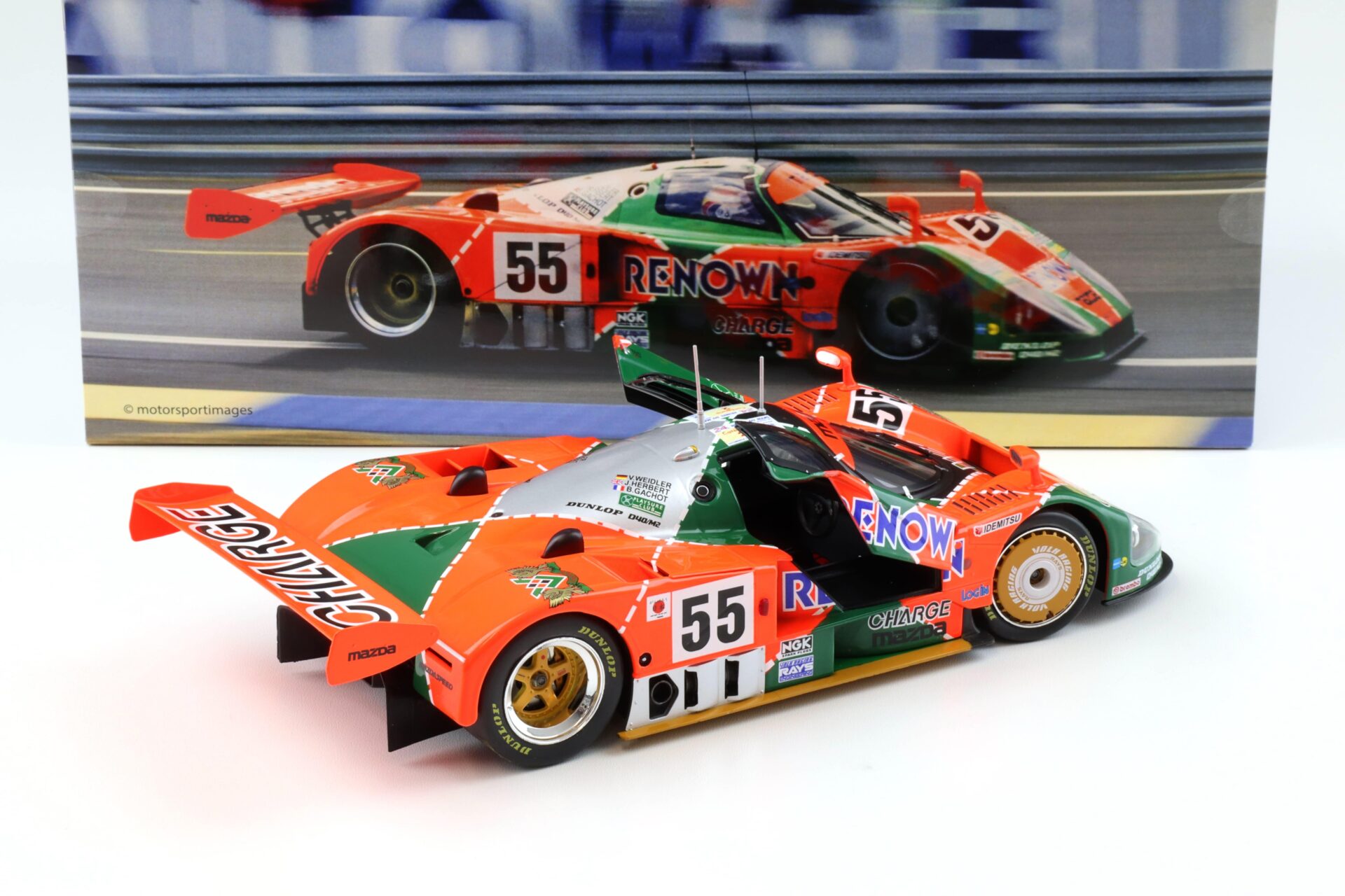 1:18 WERK83 Mazda 787B Winner 24h Le Mans 1991 #55 Weidler/ Herbert