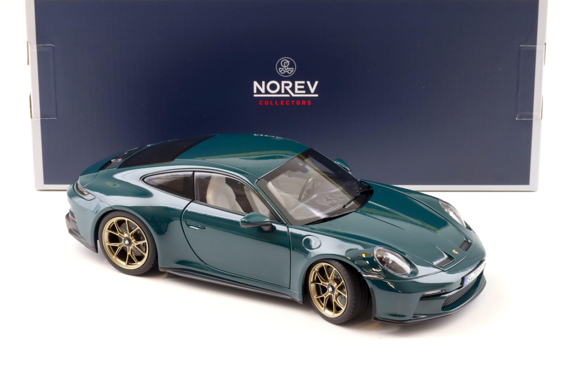 1:18 Norev Porsche 911 (992) GT3 Touring 2021 PTS Fjord green - Limited 504 pcs.