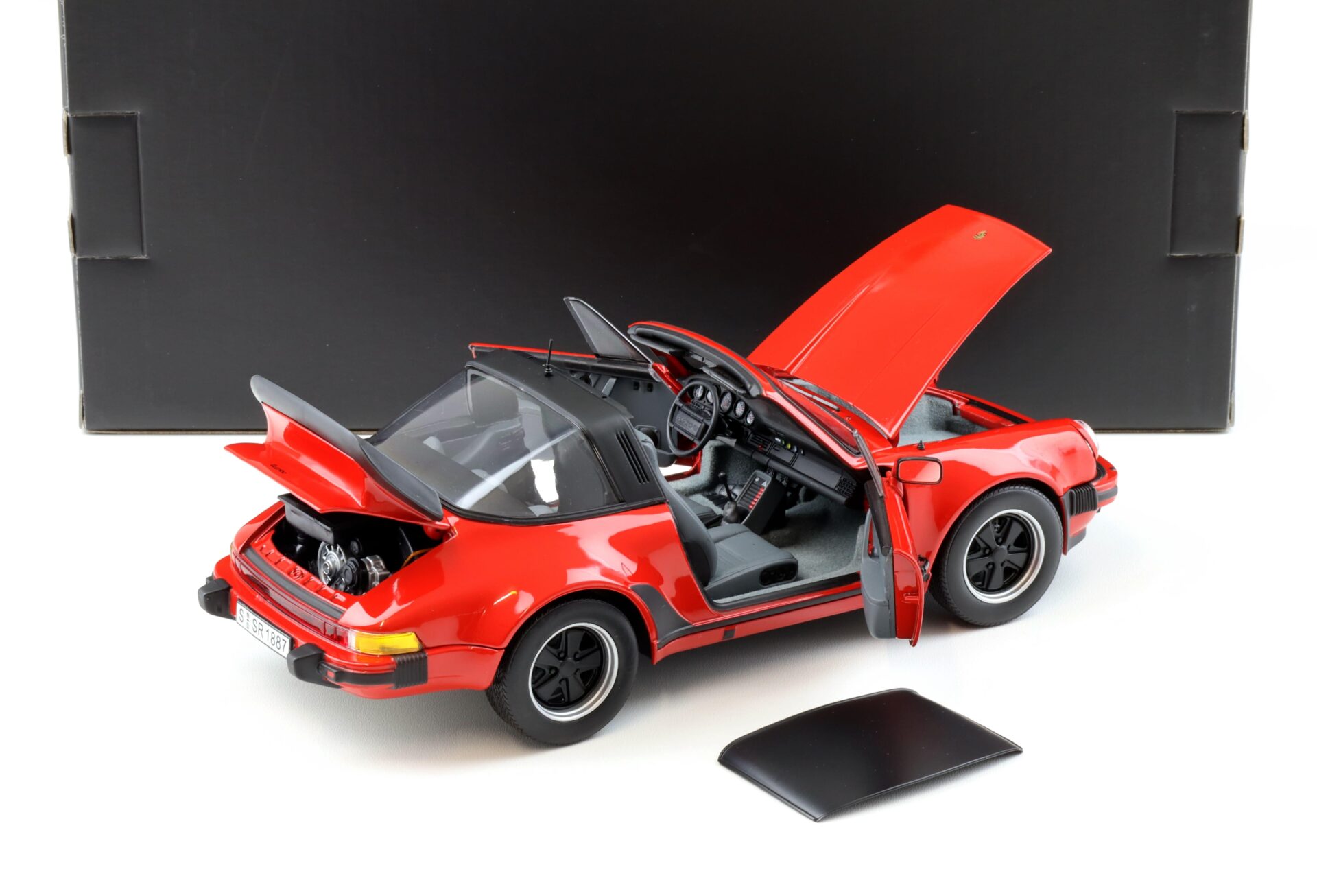 1:18 Norev Porsche 911 Turbo 3.3 Targa 1987 red 187546