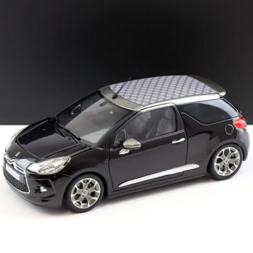 1:18 Norev Citroen DS3 Cabriolet 2013 black 181545 - Image 1