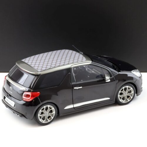 1:18 Norev Citroen DS3 Cabriolet 2013 black 181545 - Image 3