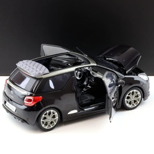 1:18 Norev Citroen DS3 Cabriolet 2013 black 181545 - Image 4