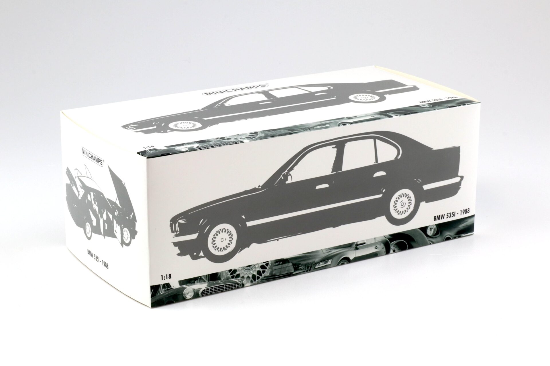 1:18 Minichamps BMW 535i E34 Limousine 1988 dark blue metallic