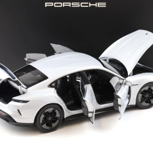 1:18 Norev Porsche Taycan Turbo S (J1.2) 2024 Ice grey with openings WAP DEALER