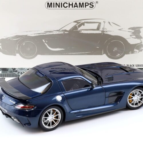 1:18 Minichamps Mercedes SLS AMG Black Series 2013 Daytona blue metallic