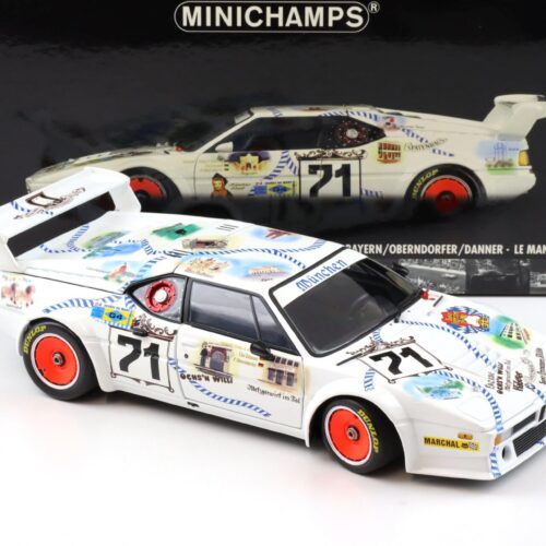 1:18 Minichamps BMW M1 Procar München v.Bayern/ Oberdorfer 24h Le Mans 1981