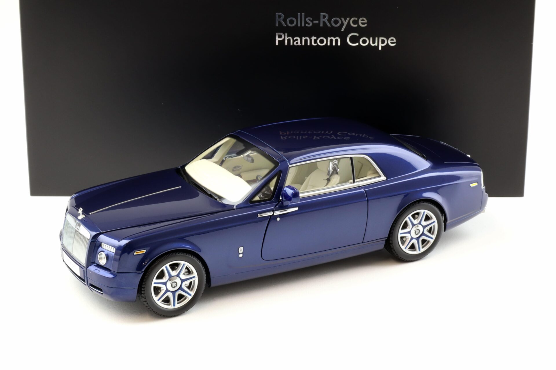 1:18 Kyosho Rolls Royce Phantom Coupe Metropolitan blue metallic KS08862BLM