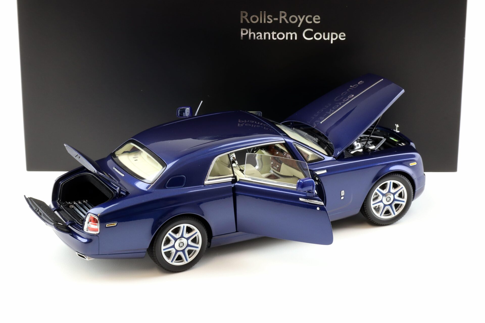1:18 Kyosho Rolls Royce Phantom Coupe Metropolitan blue metallic KS08862BLM