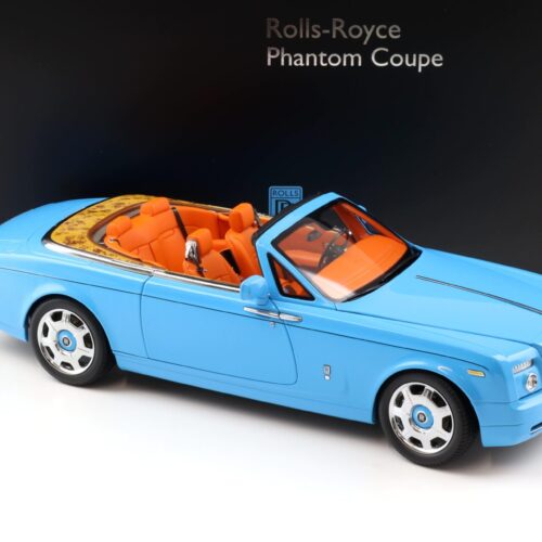 1:18 Kyosho Rolls Royce Phantom Drophead Coupe light blue KS08871BL