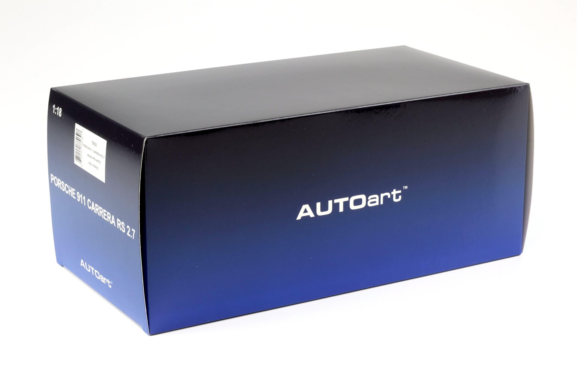 1:18 AUTOart Porsche 911 Carrera RS 2.7 Grand Prix white/ red stripes 78030