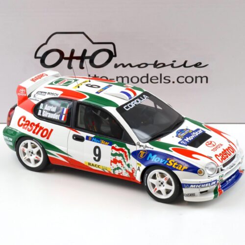 1:18 OTTO mobile OT1102 Toyota Corolla WRC Rallye Catalunya 1998 D.Auriol #9