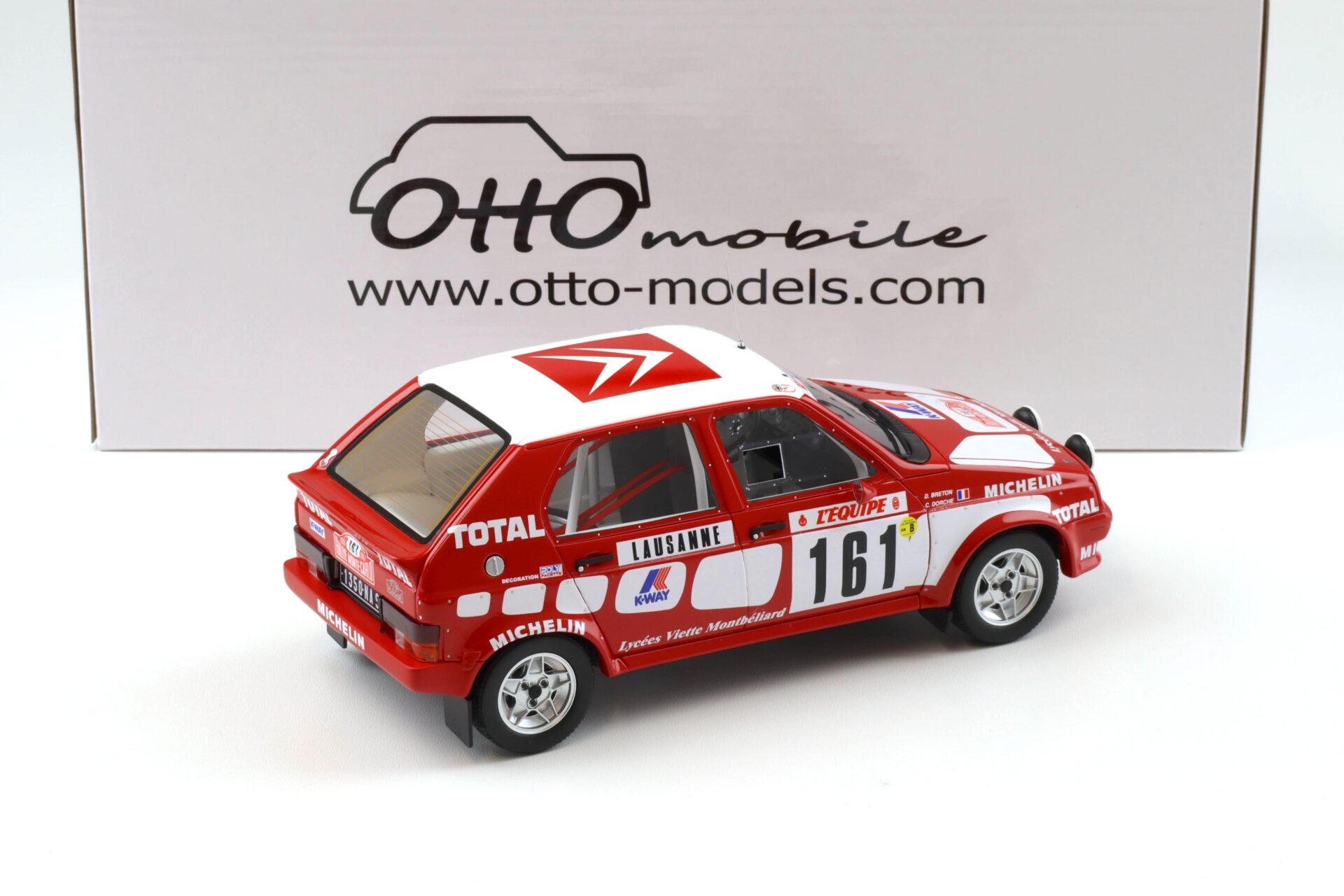 1:18 OTTO mobile OT909 Citroen Visa 1000 Pistes Monte Carlo 1987 Dorche #161