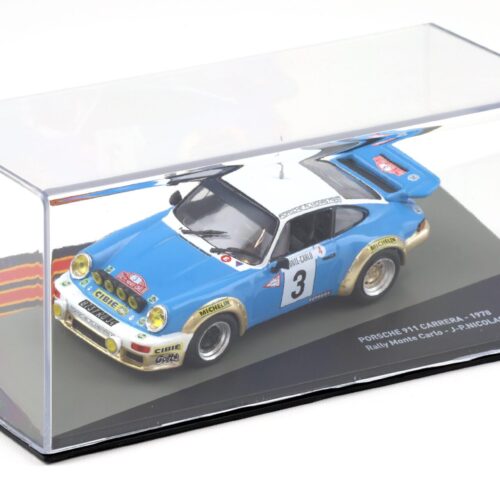1:43 Altaya Porsche 911 Carrera 1978 Rally Monte Carlo #3 Nicolas/ Laverne