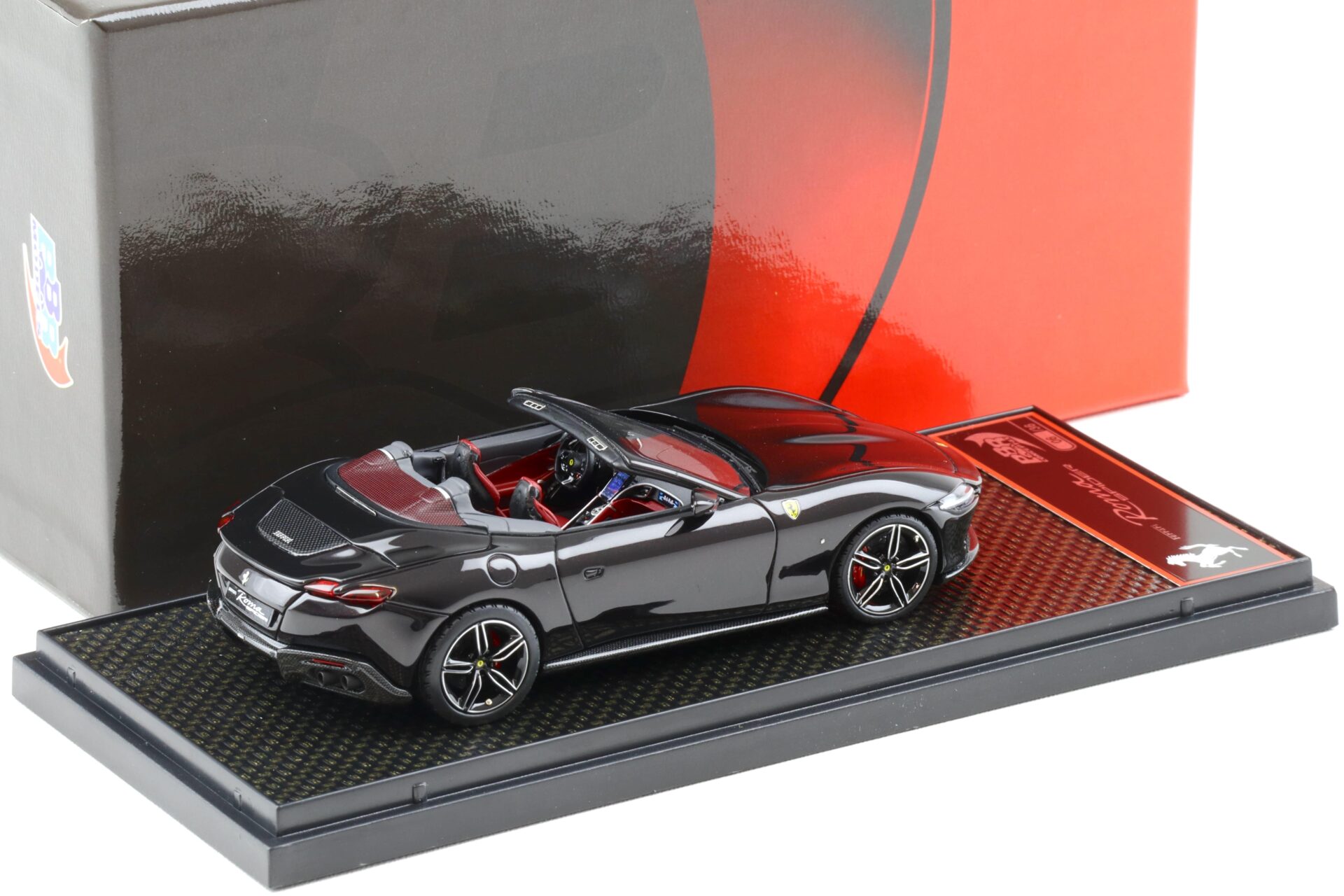 1:43 BBR Ferrari Roma Spider Nero Purosangue black - Limited 36 pcs.