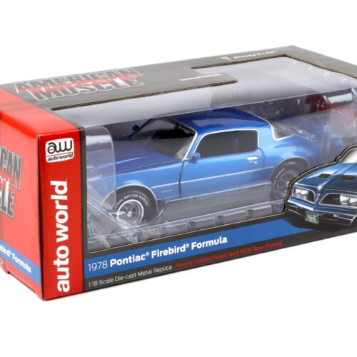 1:18 Auto World 1978 Pontiac Firebird Formula Martinique Blue metallic