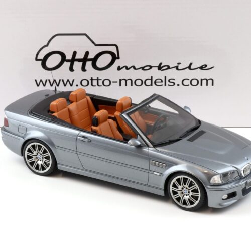 1:18 OTTO mobile OT1006 BMW M3 (E46) Convertible 2004 grey metallic