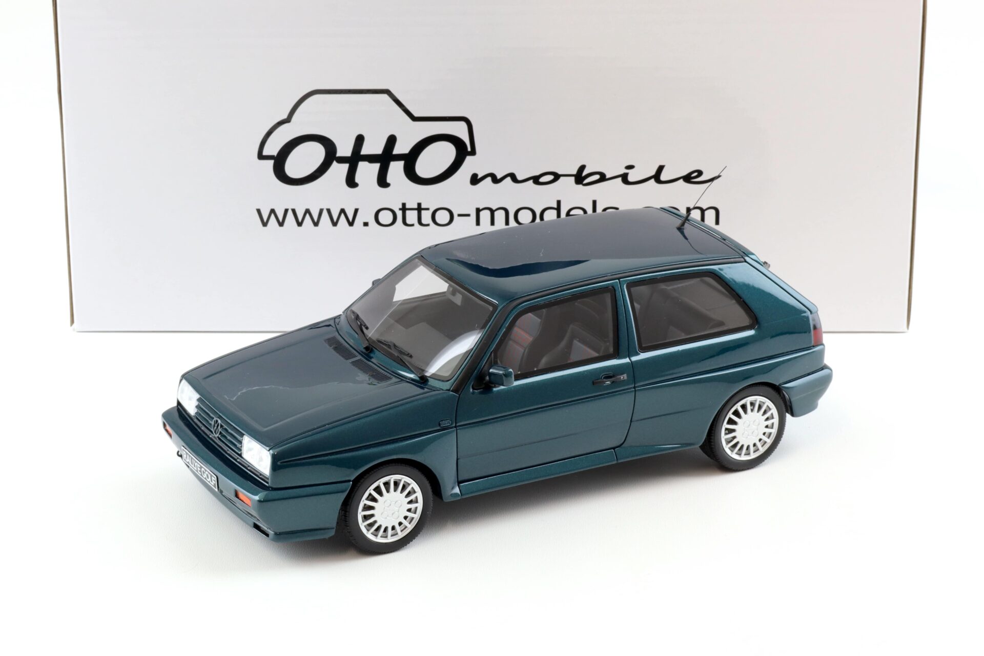 1:18 OTTO mobile OT892 VW Golf 2 MKII Rallye 1990 green metallic