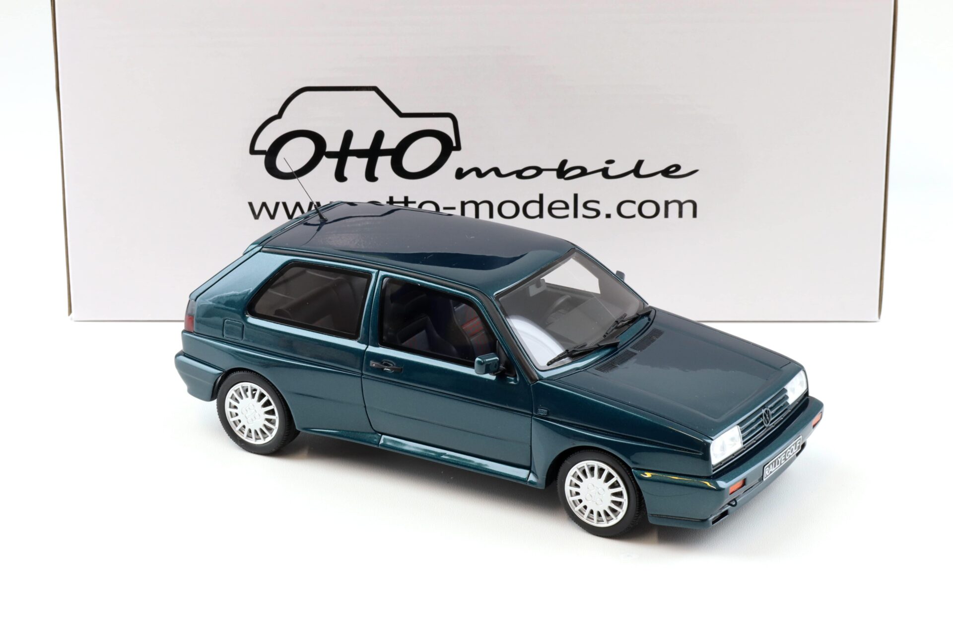 1:18 OTTO mobile OT892 VW Golf 2 MKII Rallye 1990 green metallic