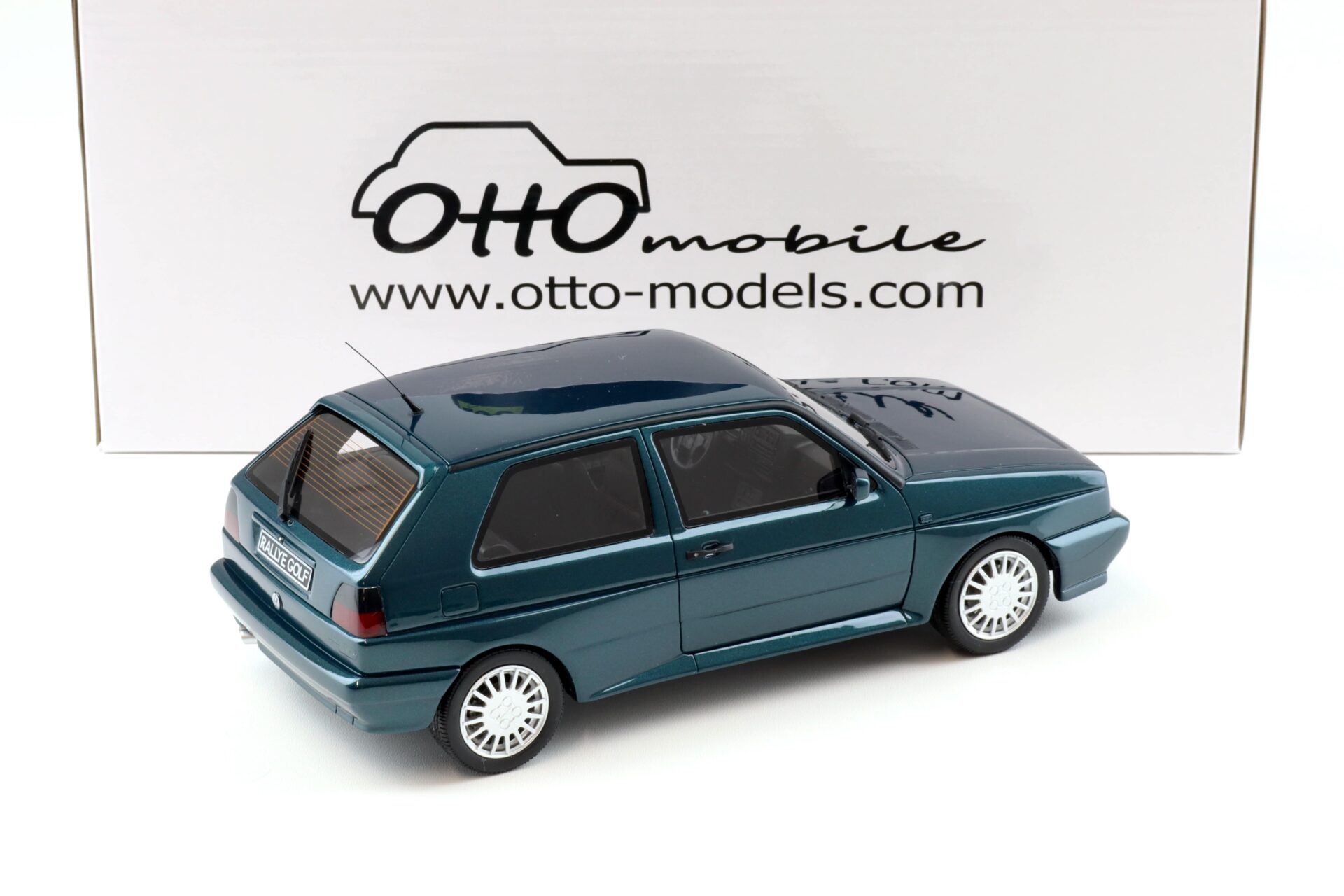 1:18 OTTO mobile OT892 VW Golf 2 MKII Rallye 1990 green metallic