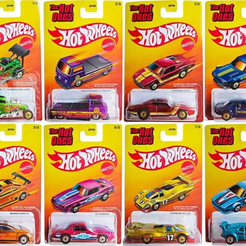 1:64 Hot Wheels 2025 The Hot Ones SET 8 pcs. JBY68-979A VW, Porsche, BMW