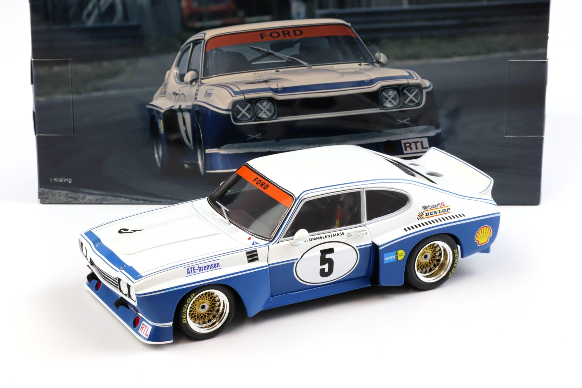 1:18 WERK83 Ford Capri RS3100 #5 Glemser/Hezemands 5th ETCC Zandvoort 1974