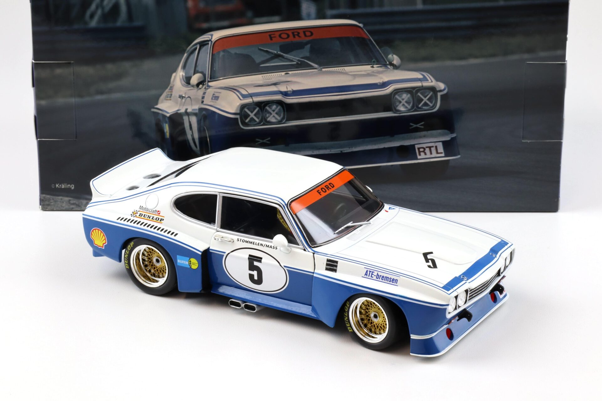1:18 WERK83 Ford Capri RS3100 #5 Glemser/Hezemands 5th ETCC Zandvoort 1974