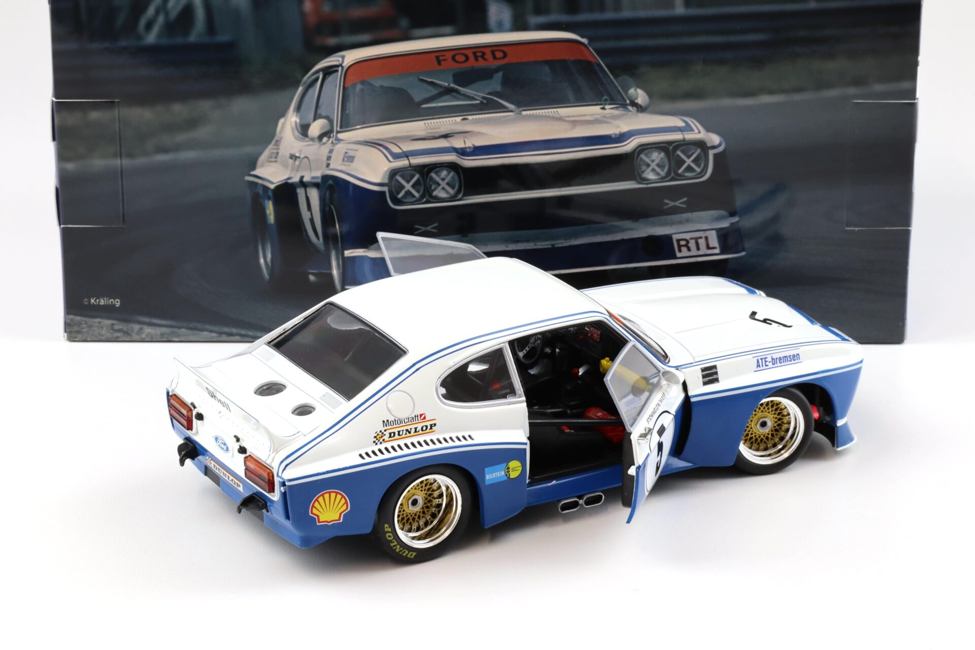 1:18 WERK83 Ford Capri RS3100 #5 Glemser/Hezemands 5th ETCC Zandvoort 1974