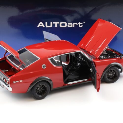 1:18 AUTOart Nissan Skyline 2000 GT-R (KPGC110) Tuned Version red 77467