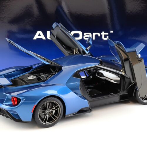 1:12 AUTOart Ford GT 2017 liquid blue 12107 - Image 4