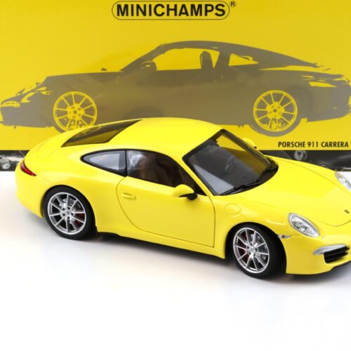 1:18 Minichamps Porsche 911 991 Carrera S Coupe 2011 yellow