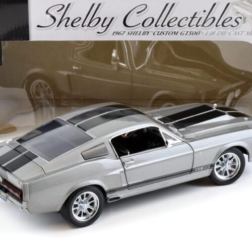 1:18 Shelby Collectibles 1967 Shelby Custom GT 500 grey/black like ELEANOR